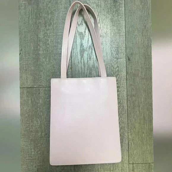 Baggu Leather Retail Shoulder Bag in Pale Orchid RARE - Picture 7 of 7